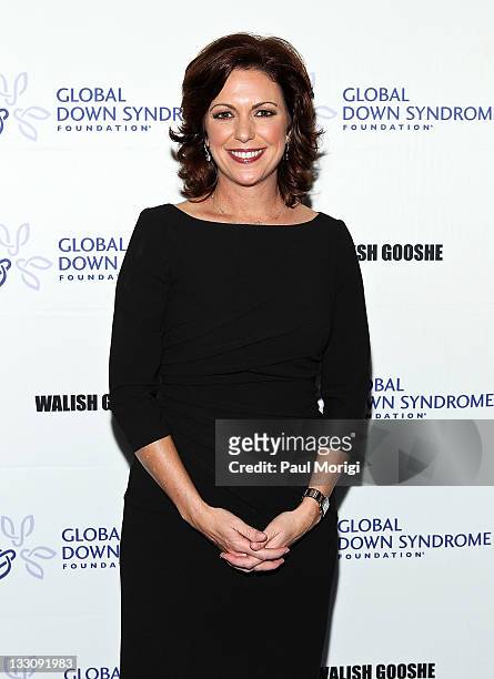Anchor Kyra Phillips arrives at the inaugural 2011 Global Down Syndrome Foundation's Be Beautiful Be Yourself gala at the JW Marriott Hotel on...