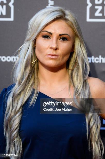 Shannon Courtenay attends the Dazn x Matchroom VIP Launch Event at Kings Cross on July 27, 2021 in London, England.