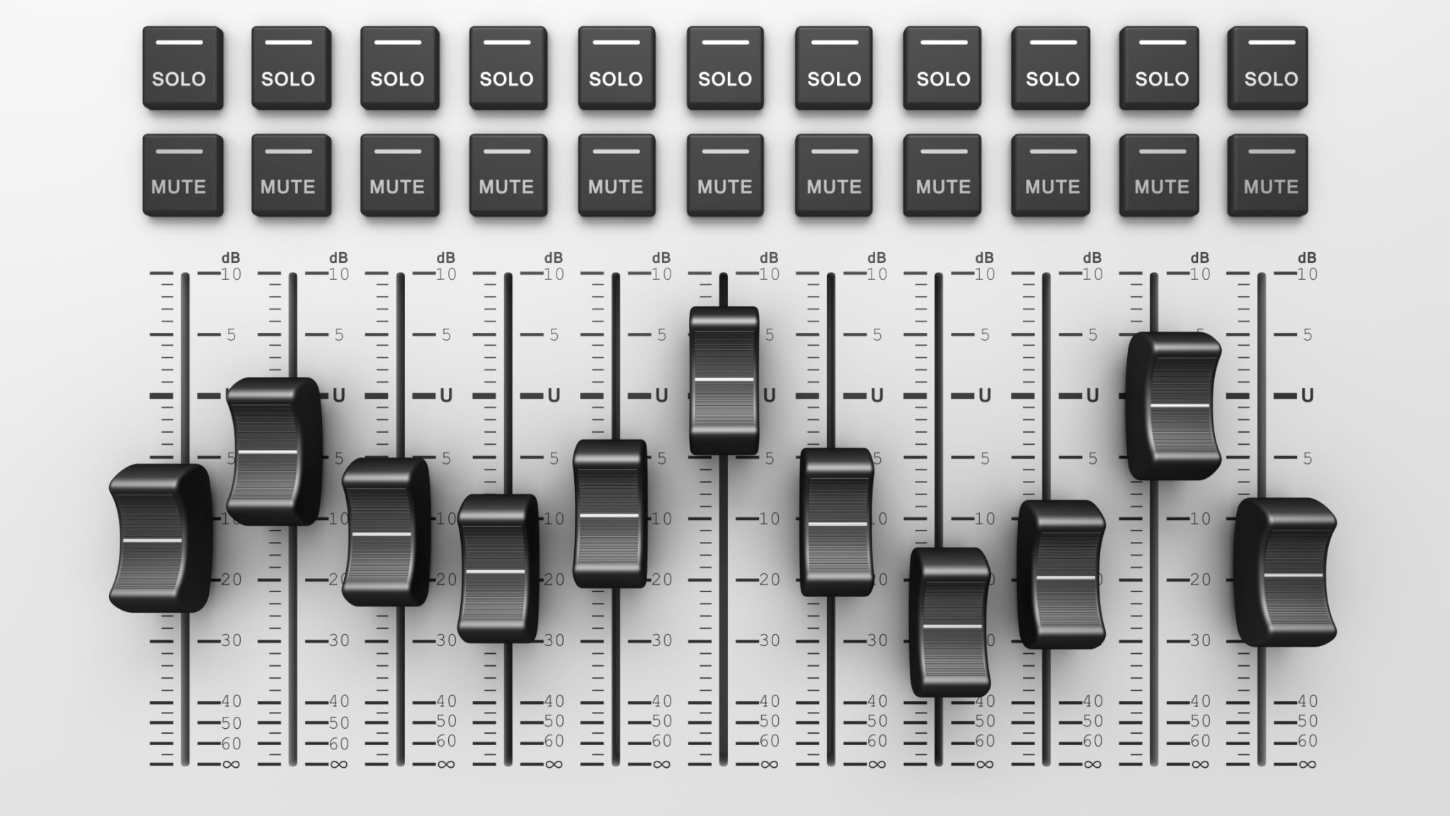 sound mixing desk