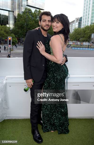 Daisy Lowe and Jordan Saul at an exclusive event to celebrate the UK launch of DAZN the global sports streaming platform, together with Matchroom the...