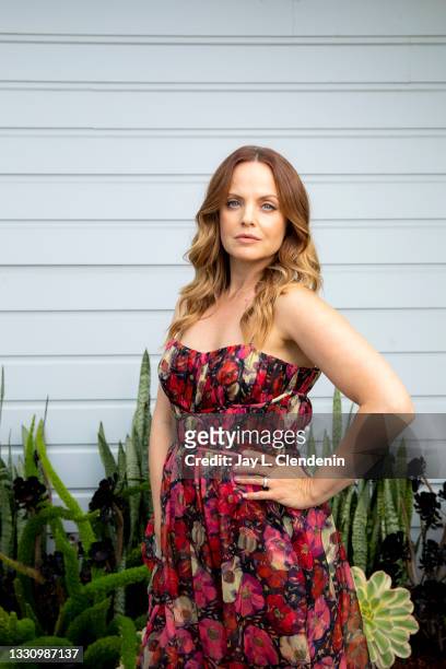 Actress Mena Suvari is photographed for Los Angeles Times on July 8, 2021 in Los Angeles, California. PUBLISHED IMAGE. CREDIT MUST READ: Jay L....