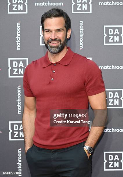 Gethin Jones attends the Dazn x Matchroom VIP Launch Event at Kings Cross on July 27, 2021 in London, England.