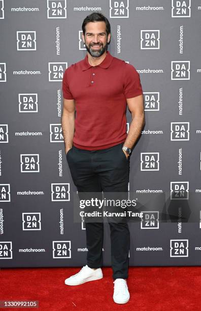 Gethin Jones attends the Dazn x Matchroom VIP Launch Event at Kings Cross on July 27, 2021 in London, England.