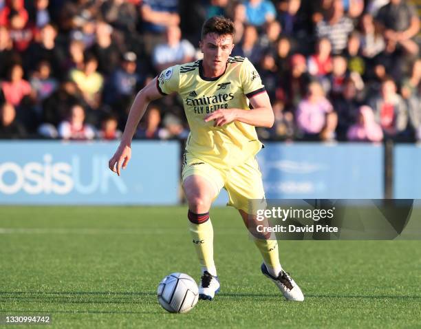 Alex Kirk of Arsenal during the pre season friendly between Bromley and Arsenal U23 on July 27, 2021 in Bromley, England.