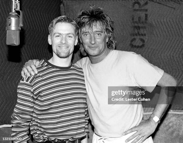 Canadian guitarist, singer, composer, record producer, photographer, and philanthropist Bryan Adams and British rock and pop singer, songwriter, and...