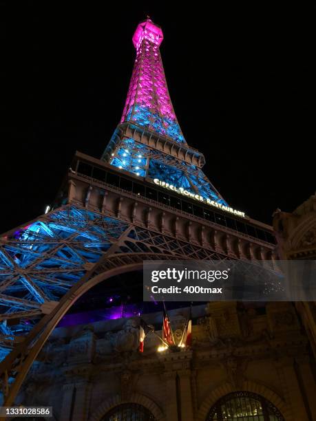 las vegas - paris las vegas imagens e fotografias de stock