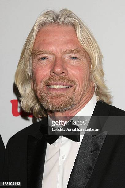 Sir Richard Branson attends 5th Annual Rock The Kasbah Fundraising Gala at Boulevard 3 on November 16, 2011 in Hollywood, California.