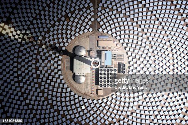 photovoltaic power station full of sense of science and technology - solkraftverk bildbanksfoton och bilder