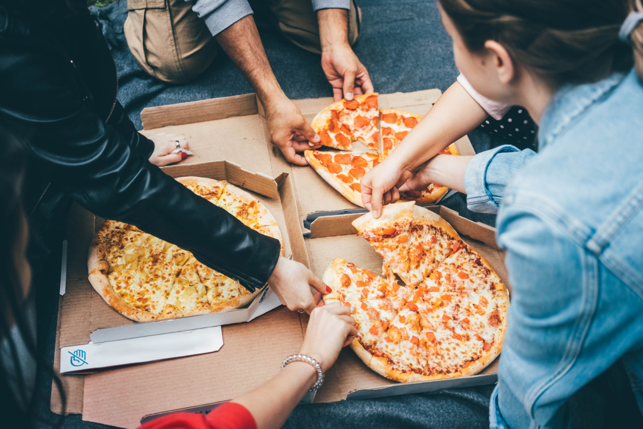 group pizza