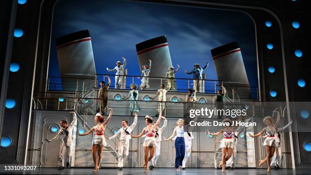 Sutton Foster during the Anything Goes Media Day at Barbican Theatre on July 28, 2021 in London, England.