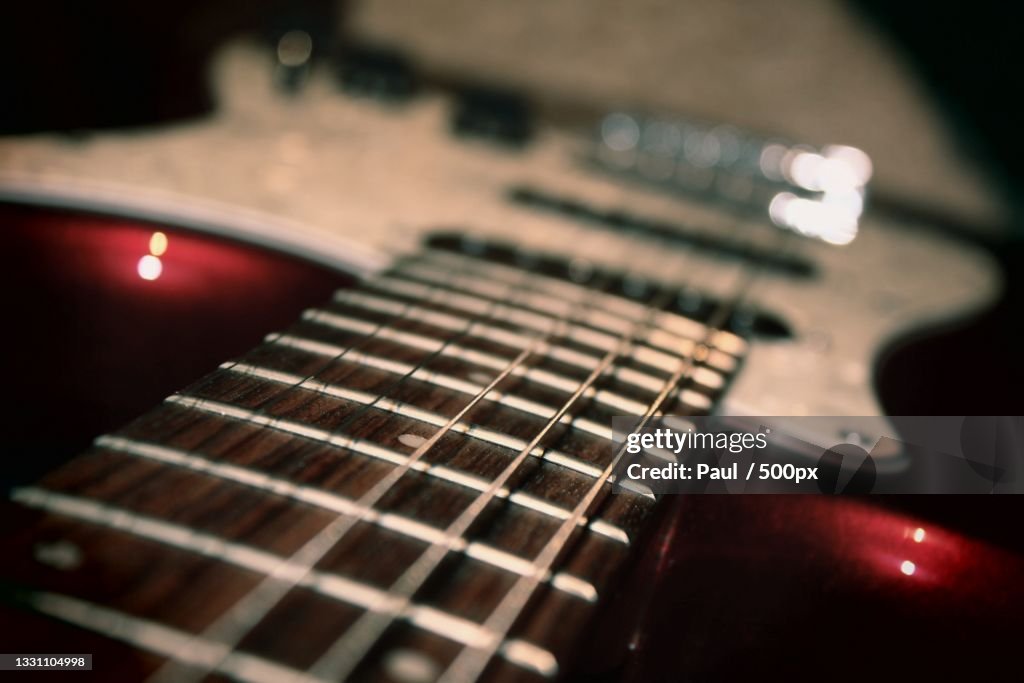 Close-up of guitar