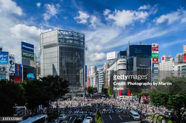 shibuya crossing - 渋谷区 ストックフォトと画像