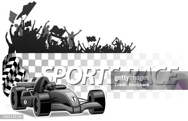 new racing message - race start lights stock illustrations