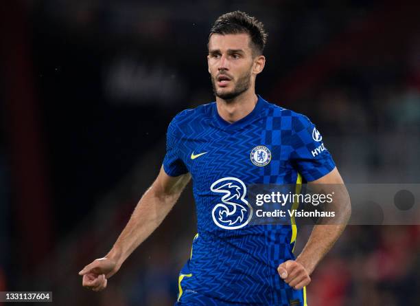 Matt Miazga of Chelsea during the Pre-Season Friendly between Bournemouth and Chelsea at Vitality Stadium on July 27, 2021 in Bournemouth, England.