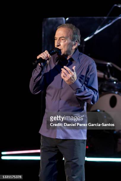 Jose Luis Perales performs during a concert at the Starlite Music Festival on July 28, 2021 in Marbella, Spain.