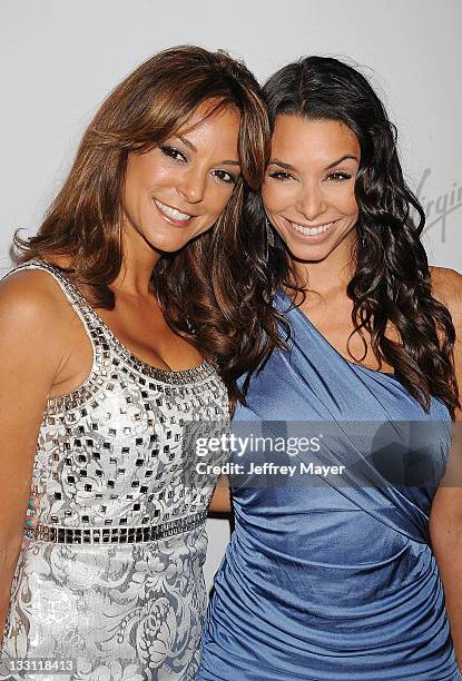 Eva LaRue and Lara LaRue arrive at the 5th Annual Rock The Kashbah at Boulevard 3 on November 16, 2011 in Hollywood, California.