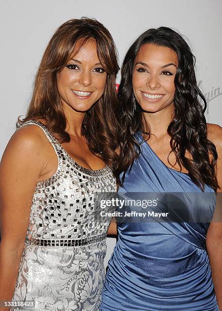 Eva LaRue and Lara LaRue arrive at the 5th Annual Rock The Kashbah at Boulevard 3 on November 16, 2011 in Hollywood, California.