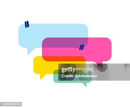 Speech bubbles concept design Speech bubbles concept design
