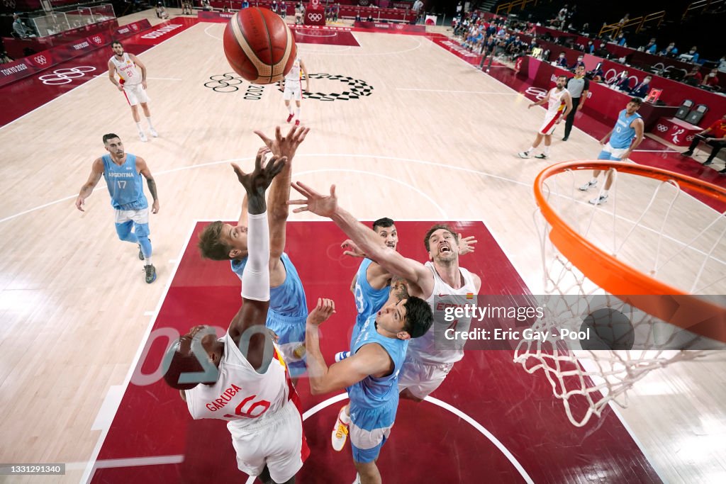 Spain v Argentina Men's Basketball - Olympics: Day 6