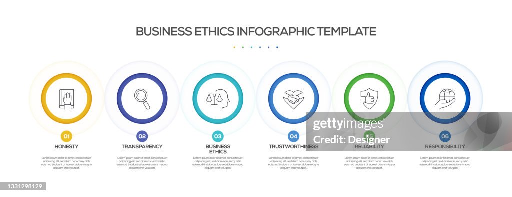 Business Ethics Related Process Infographic Template Process Timeline ...