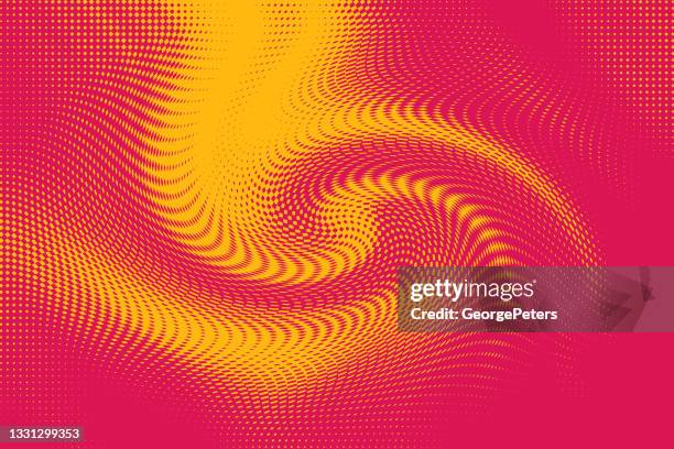 vortex background halftone pattern - twisted stock illustrations