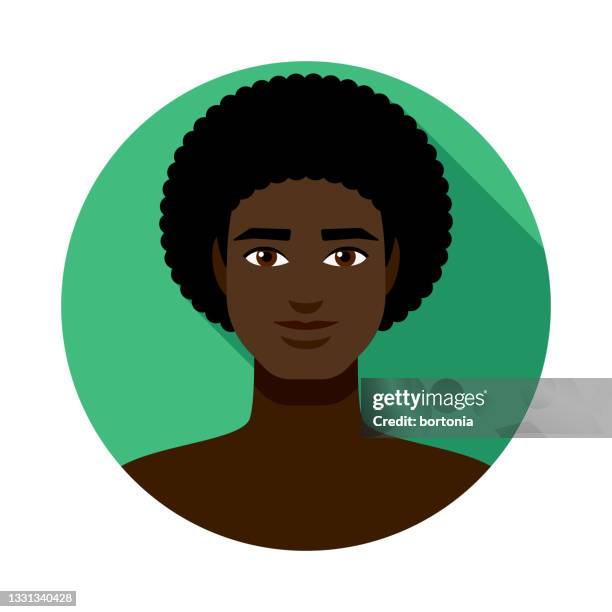 male avatar icon - north african ethnicity stock illustrations