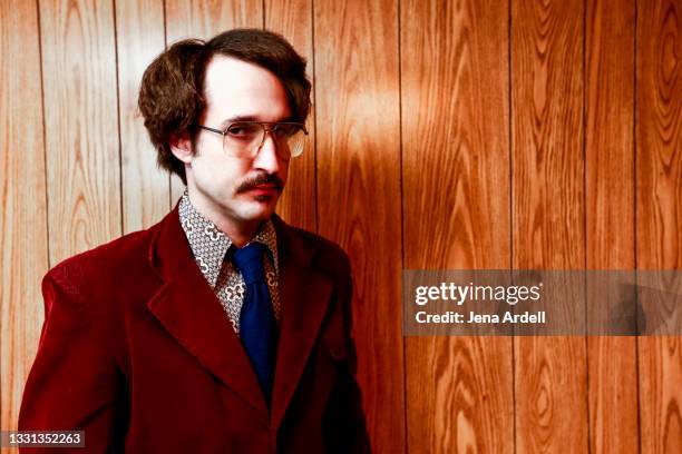 1980s businessman, frustrated retro nerd - ugly people stock pictures, royalty-free photos & images
