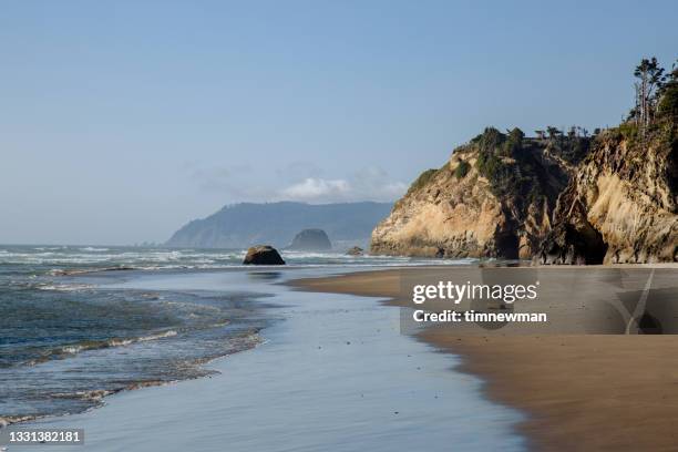 verano en la costa de oregón - tillamook county fotografías e imágenes de stock