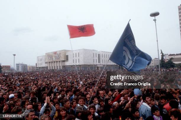 Democratic Party Of Albania Photos and Premium High Res Pictures