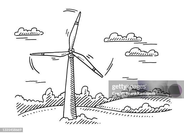 Wind Power Drawing 1,019 Wind Turbine Drawing Stock Photos, High-Res Pictures, and Images ...