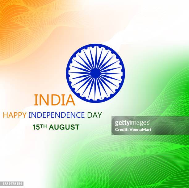 ilustraciones, imágenes clip art, dibujos animados e iconos de stock de 15 de agosto, día de la independencia de la india - tricolor