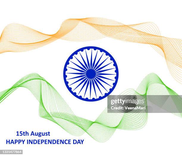 15th august,independence day of india - indian flag stock illustrations