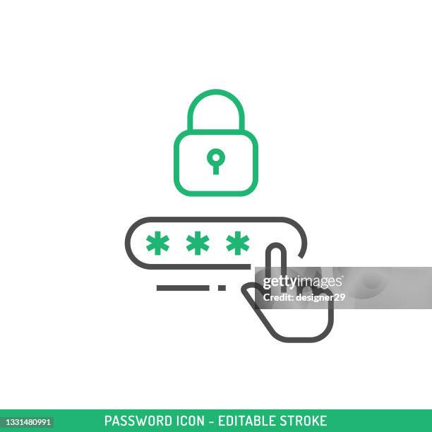 vektordatei *
passwort und login-symbol. - passwort stock-grafiken, -clipart, -cartoons und -symbole