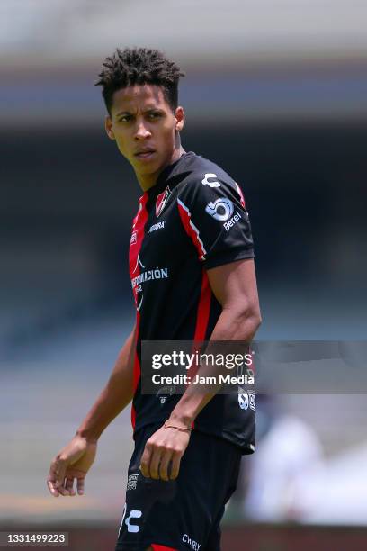 Jonathan Herrera of Atlas looks on during the 1st round match between Pumas UNAM and Atlas as part of the Torneo Grita Mexico A21 Liga MX at Olimpico...