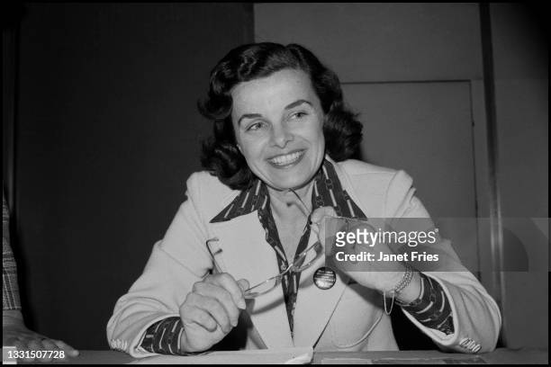 View of American politician San Francisco Board of Supervisors member Dianne Feinstein during an unspecified event, San Francisco, California, June...