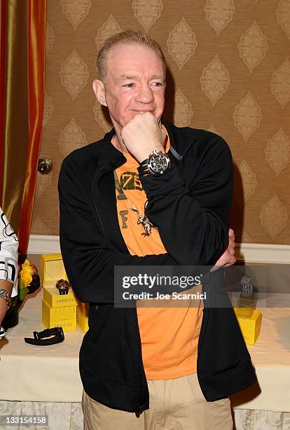 Former professional boxer Dicky Eklund attends the EXTRA Luxury Lounge In Honor Of 83rd Annual Academy Awards day 2 held at the Four Seasons Hotel...