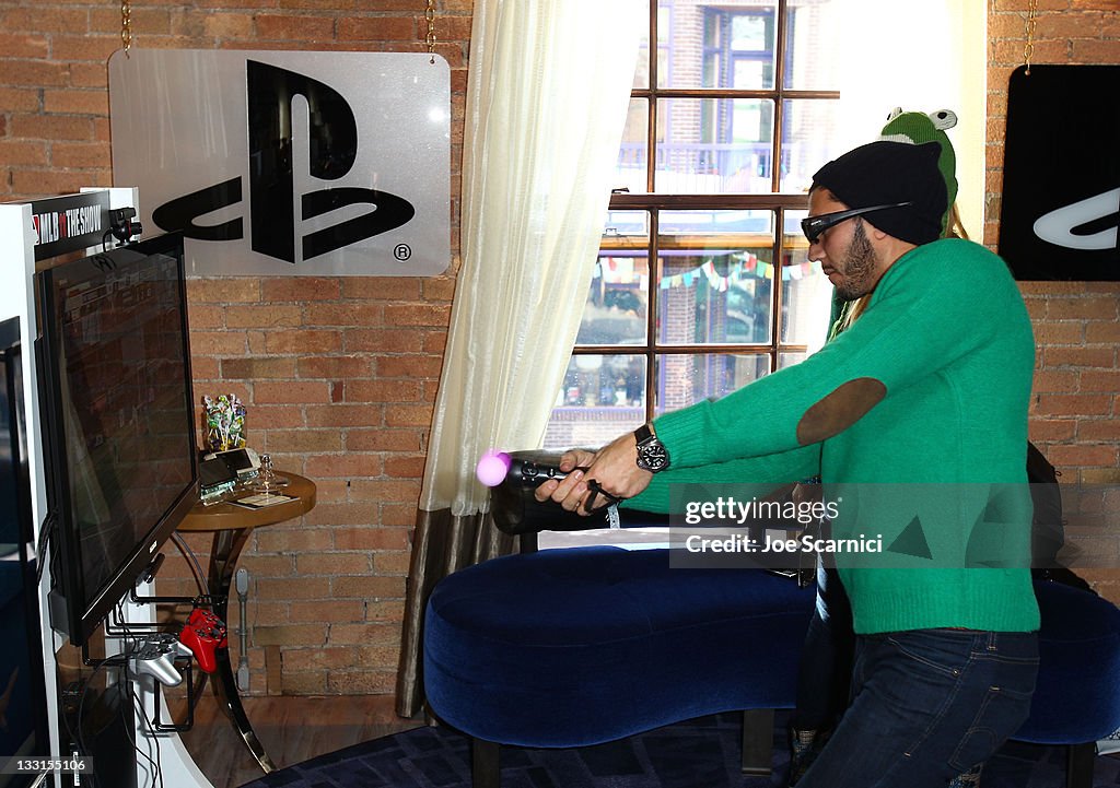 Brian Mazza attends the PlayStation Lounge at The Silver on January ...