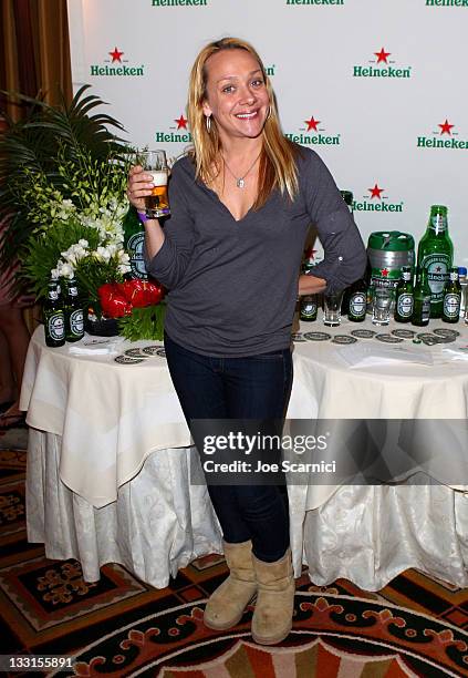 Actress Nicole Sullivan attends the EXTRA Luxury Lounge In Honor Of 83rd Annual Academy Awards day 1 held at the Four Seasons Hotel Los Angeles at...