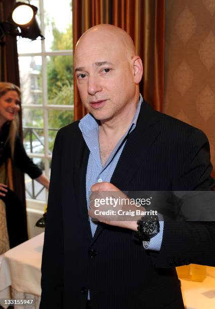 Actor Evan Handler attends the EXTRA Luxury Lounge In Honor Of 83rd Annual Academy Awards day 1 held at the Four Seasons Hotel Los Angeles at Beverly...