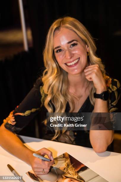 Brittany Bristow poses during RomaDrama Live! 2021 at The Factory at Franklin on July 30, 2021 in Franklin, Tennessee.