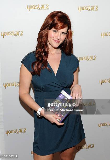 Actress Sara Rue attends the EXTRA Luxury Lounge In Honor Of 83rd Annual Academy Awards day 1 held at the Four Seasons Hotel Los Angeles at Beverly...