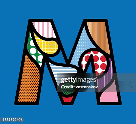 Colourful Pop Art Style Alphabets Vector graphics Colourful Pop Art Style Alphabets Vector graphics