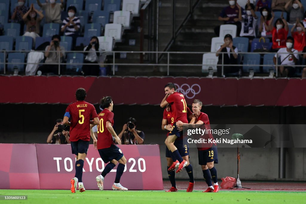 Spain v Cote d'Ivoire: Men's Football Quarterfinal - Olympics: Day 8