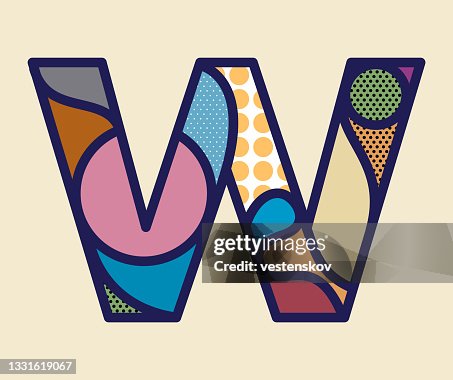 Neutral Colour Pop Art Style Alphabets Vector graphics Neutral Colour Pop Art Style Alphabets Vector graphics