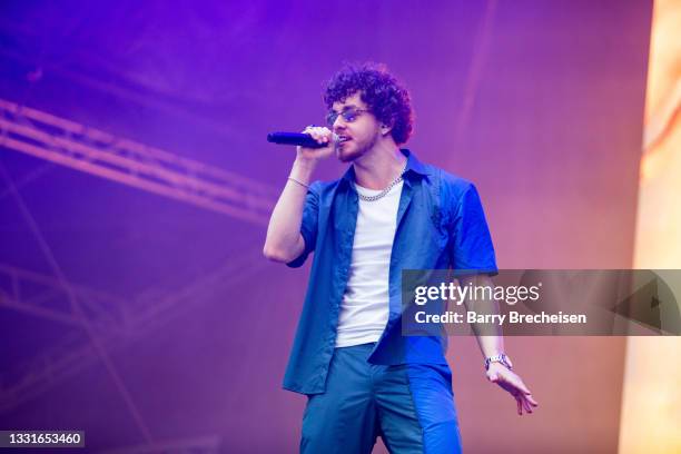 Jack Harlow performs at Lollapalooza in Grant Park on July 30, 2021 in Chicago, Illinois.