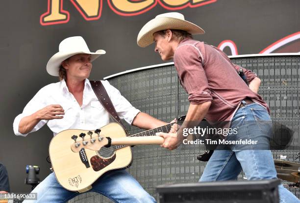 Ned LeDoux performs during the 2021 Watershed music festival at Gorge Amphitheatre on July 31, 2021 in George, Washington.