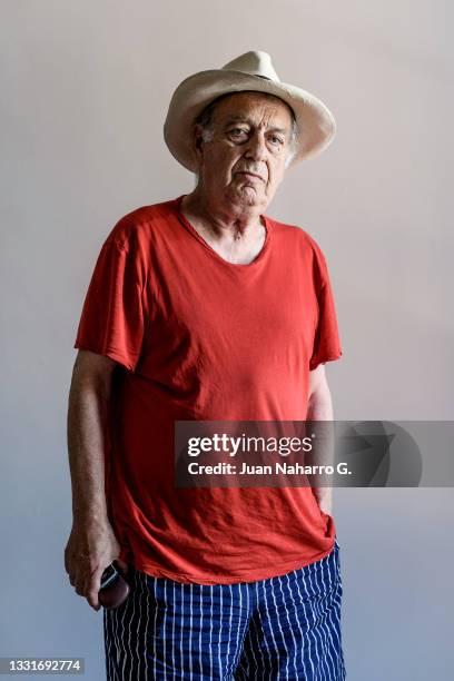 Stephen Frears poses for a portrait session on July 31, 2021 in Palma de Mallorca, Spain.