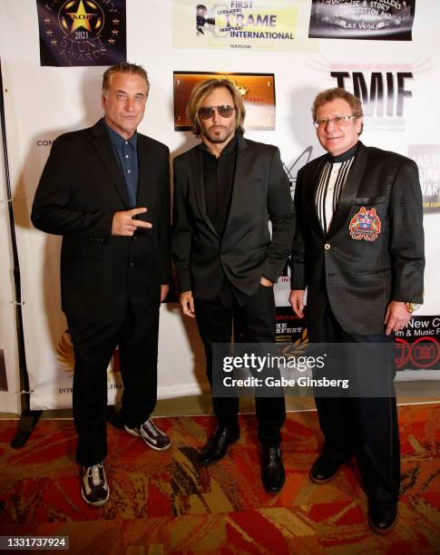 Actor Daniel Baldwin, director and restaurateur Nico Santucci and President’s Council on Sports, Fitness & Nutrition member Dr. Robert Goldman attend...