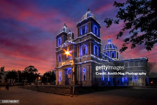 st francis xavier's cathedral, coles park, bangalore - bangalore 個照片及圖片檔