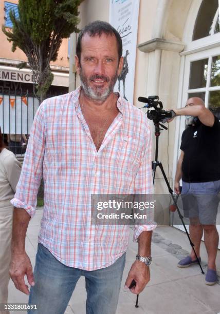 Christian Vadim attends the Tribute to Juliette Greco Exhibition at Salle Jean Despas Place des Lices on July 31, 2021 in Saint Tropez, France.